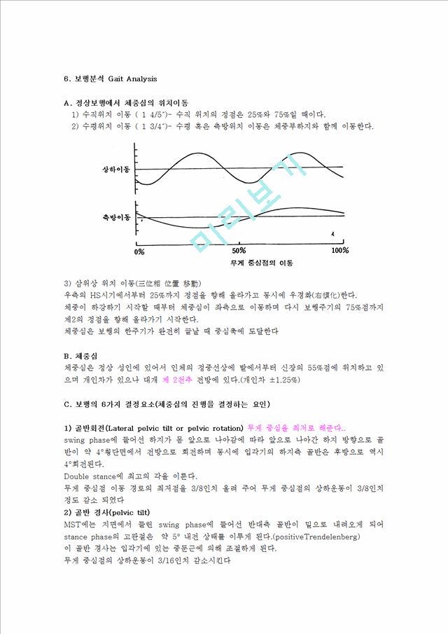 [의학][물리치료학] gait[보행] 분석.hwp